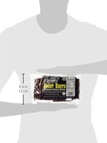 Buffalo Bills Habanero Short Shots (120 beef and chicken 3.5” snack sticks per 30oz bag)