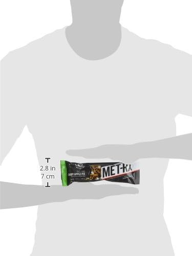 MET-Rx Big 100 Colossal Protein Bars Crispy Apple Pie Meal Replacement Bars 9 Count (Pack of 2)