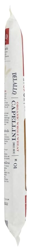DeLallo B61947 Delallo Organic Whole Wheat Capellini No -16x16oz