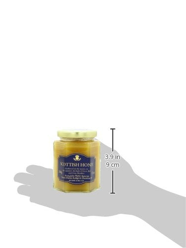 John Mellis Apiaries Scottish Honey Scottish Clover Bell &amp Ling Heather Honey 12 Ounce Jar
