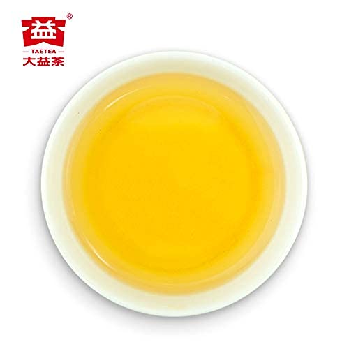 TAETEA 'Nectar' Raw PU'ER Tea Cake Aged Fermented Black Tea Chinese Sheng Puerh Tea for Daily Drink and Gift (300g/10.58oz)