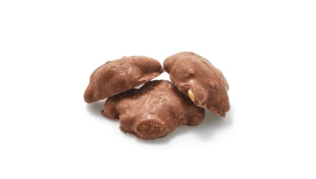 Yupik Caramel Peanut Clusters 2.2 lb (35.2 oz) Roasted Peanuts &amp Caramel Coated in Milk Chocolate Smooth &amp Crunchy Sweet Snacks Chocolate Candy Ideal for Baking &amp Topping