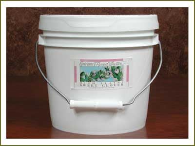 Moon Shine Trading Co High Plains Sweet Clover Honey 1 Gallon - All Natural Organic Superfood Sustainably Farmed
