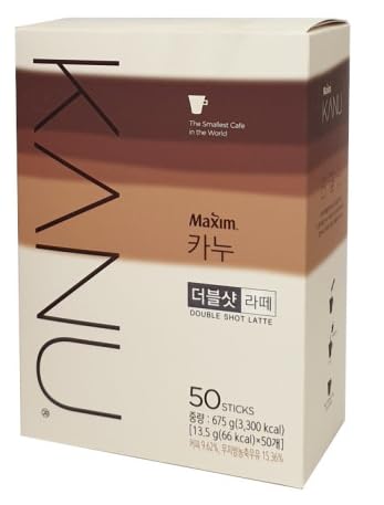 Maxim Kanu Double Shot Latte Coffee 13.5gx 50sticks