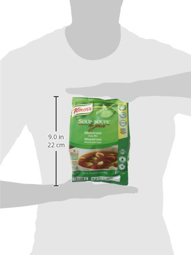 Knorr Professional Soup du Jour Minestrone Soup Mix Vegetarian 0g Trans Fat per Serving Just Add Water 14.9 oz Pack of 4