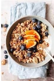 NuTrail Keto Nut Granola Blueberry Cinnamon 2 Pack (22 oz Each 44 oz Total) - Low Carb Grain-Free No Added Sugars No-GMO - Healthy Breakfast Cereal | Gourmet Kitchn/ZiQ clip 1pc