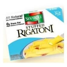Seviroli Foods Cheese Gourmet Stuffed Rigatoni Pasta 12 Ounce -- 12 per case.