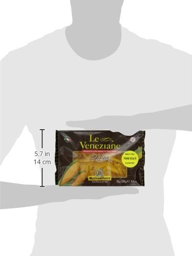 Le Veneziane Penne Rigate 250-Gram Packages (Pack of 6)
