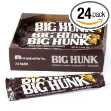 Annabelle Big Hunk Candy Bar 2 Ounce -- 24 per case.
