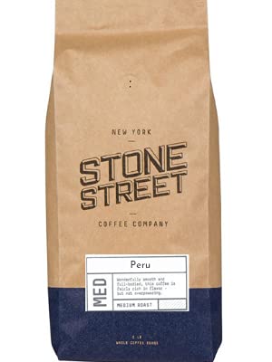Stone Street Coffee Peru Whole Bean 2 Lb Bag Medium Roast 100% Arabica Single Origin Gourmet Coffee …