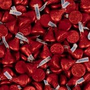 400ct Personalized Candy Promotional Items Red Kisses with DIY Photo or Logo Stickers Chocolate Party Favors for Birthday Wedding