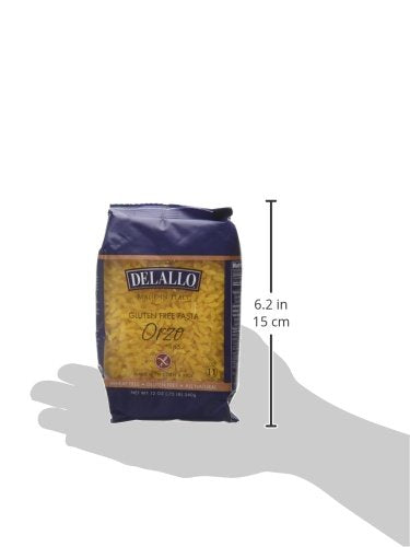 DeLallo - Gluten-Free Italian Orzo 12 oz. (Pack of 4)