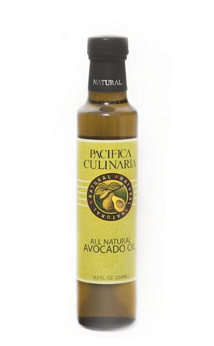 Pacifica Culinaria COLD PRESSED Extra Virgin Avocado Oil Made in USA 8.5 fl oz (250ml) Bottle (All natural Avocado Oil)