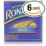Ronzoni Pasta Orzo (pack of 6)