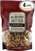 Trader Joe's Almond Butter Granola 12 oz (Pack of 4)