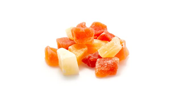 Yupik Sulfite Free Dried Fruits Diced Papaya 35.2 Ounce (Pack of 2)