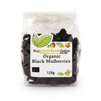 Buy Whole Foods Organic Black Mulberries (125g)