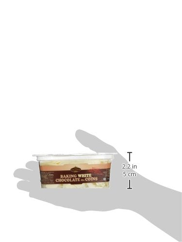 King David Kosher Easy Melt Non Dairy White Baking Chocolate Flavored Coins 12.34-ounce Jars (Pack of 3)