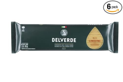 Delverde - Italian Linguine Pasta #12 (6)- 16 oz. Pkgs.