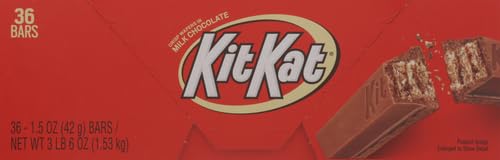 KIT KAT Milk Chocolate Wafer Candy Bars 1.5 oz (Pack of 72)