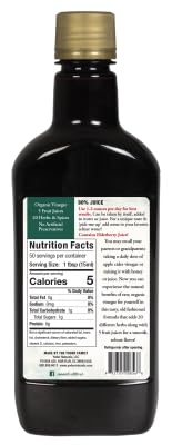 Yoder’s Good Health Recipe Apple Cider Vinegar Liquid Complex 25 oz Amish Harvest Herbal Tonic with Elderberry Juice Organic Wildcrafted Herbs Raw Detoxifying Antioxidants