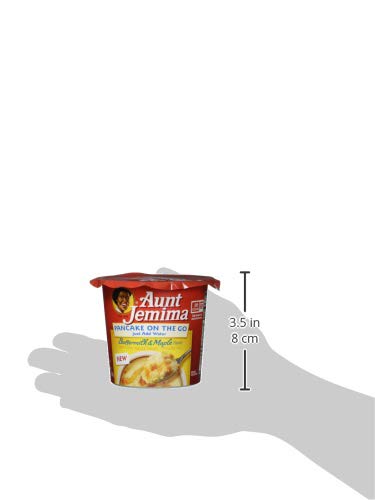 Aunt Jemima Buttermilk Maple Pancake Cup (12 Pack) Packaging May Vary)