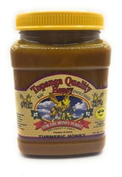 3 lbs Topanga Quality Honey Raw Unfiltered Unpasturized All Natural Kosher (3lbs Turmeric Honey)