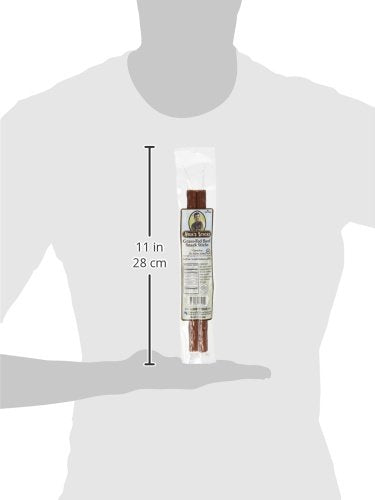 Nick's Sticks Clean &amp Balanced 100% Grass-Fed Beef Snack Sticks | Made in the USA | Gluten Free | Paleo Keto Whole30 Approved | No Soy Antibiotics or Hormones (12 – 1.7oz. Packages of 2 Sticks)