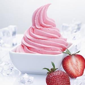 Frozen Yogurt Pre Mix Dasher's Spice &amp Beans | Gluten Free &amp Low Fat | (70.4 oz. Strawberry)