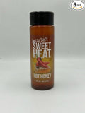 Smitty Bee Honey Sweet Heat Honey - 12 oz Squeeze Bottle Pack of 6 Chili Infused Clover Honey Family-Owned Quality