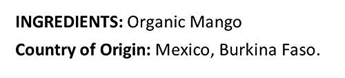 Anna and Sarah Dried Organic Mango No Sugar Added No Preservatives Al-Natural Premium Quality in Resealable bag 3 Lbs