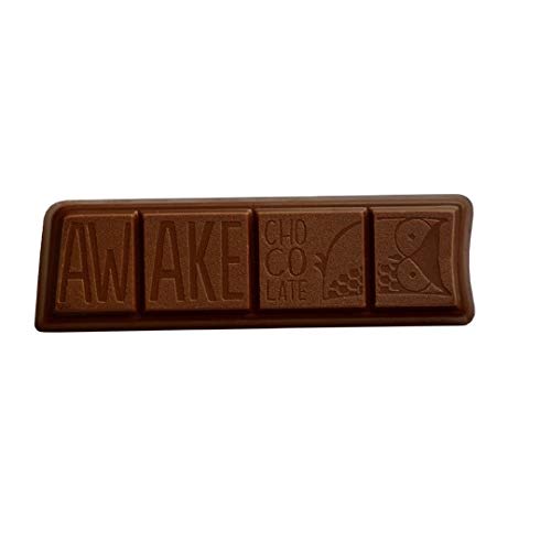 Awake Caffeinated Chocolate Energy Bar Dark Chocolate Energy Bar 1 Bar Equals 1 Cup of Coffee 24 Bars (32.2 oz)
