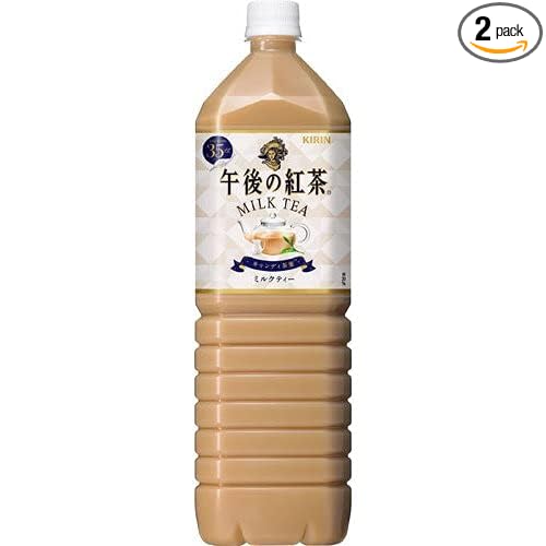 Japanese Kirin Afternoon Tea Relax Milk Tea 50.7 fl.oz. (1.5L) (Pack of 2) PET bottle - MADE IN JAPAN