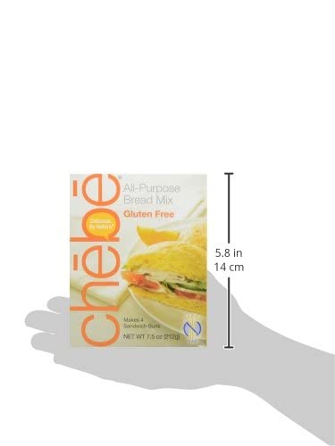 Chebe Bread All-Purpose Mix Gluten Free 7.5-Ounce Bags (Pack of 8)