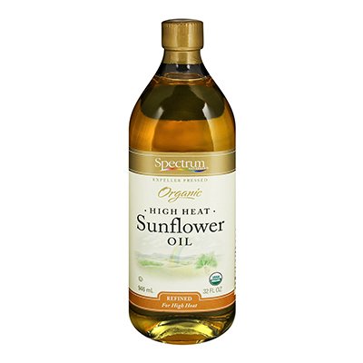 Spectrum Naturals Refined Sunflower Oil 32 Oz (Pack of 3) - Pack Of 3