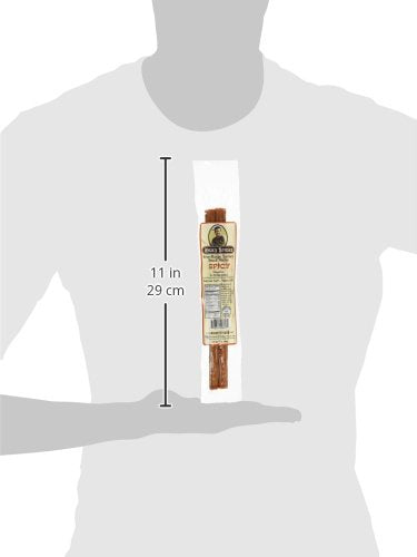 Nick's Sticks Clean &amp Balanced Spicy Free Range Turkey Snack Sticks | Made in the USA | Gluten Free | Paleo | Keto | Whole30 Approved |No Soy Antibiotics or Hormones (25 – 1.7oz. Packs of 2 Stick