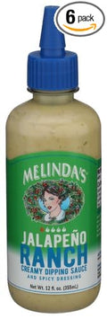 Melindas Ranch Jalapeño 12 oz (Pack of 6)