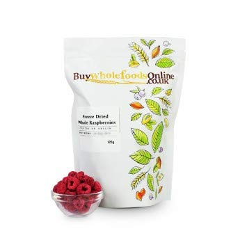 Buy Whole Foods Freeze Dried Whole Raspberries (125g)