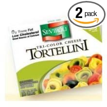 Seviroli Foods Tricolor Tortellini Pasta 5 Pound -- 2 per case.