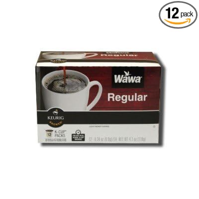 Wawa Regular Coffee K-Cups for Keurig Brewers - 12 Count (Original)