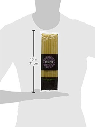 Biona Organic Italian White Durum Wheat Spaghetti 500 g (Pack of 12)