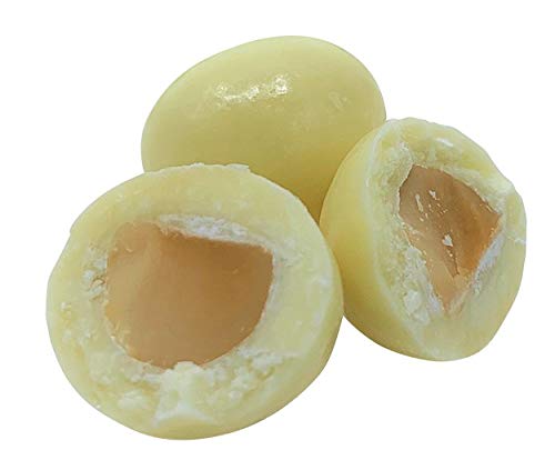White Chocolate Covered Macadamia Nuts by Its Delish 5 lbs bulk Bag White Milk Chocolate Coated Macadamia Nuts Kosher Dairy