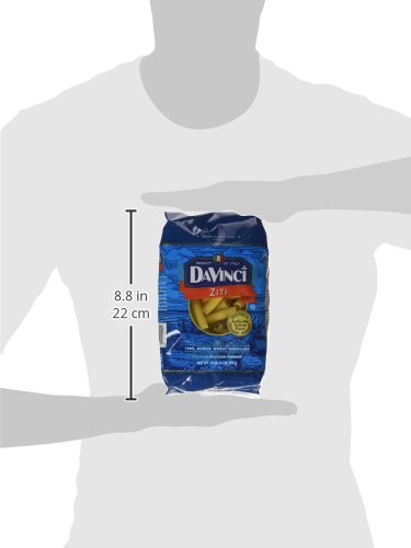 DaVinci Signature Cut Ziti 16 Ounce Resealable Bags (Pack of 12)