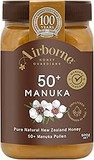 Airborne Manuka Honey Starter Pack 500g Manuka 70+ Monofloral Honey 500g Manuka 50+ Multifloral Honey 1-16-pack Manuka and Honeydew Lozenges and 1-16-pack Manuka and Lemon Lozenges