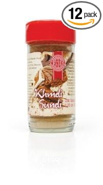 Khmeli-suneli (Georgian Style Dry Spice) 1.76 Oz (50 G) Glas Jar Pac of 12