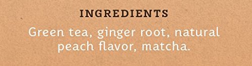 Stash Tea Ginger Peach Green Tea &amp Matcha Blend Box of 100 Tea Bags (Packaging May Vary)