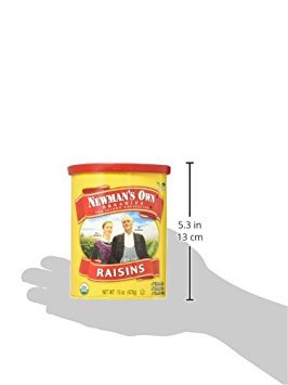 Newman's Own Organics Organic California Raisins 15-Ounce Cans (Pack of 6)