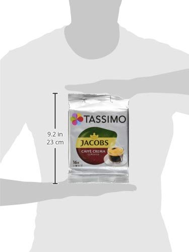 Tassimo Jacobs Caffè Crema Classico Coffee with Fine Cream 16 T-Discs