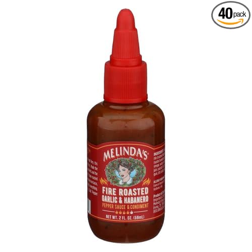 Melindas Fire Roasted Garlic Habanero 2 oz (Pack of 40)