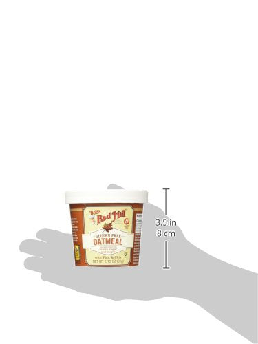 Bob's Red Mill GF Oatmeal Cup Maple &amp Brown Sugar 2.15 Ounce Cup (Pack of 24) - Non GMO Whole Grain Kosher